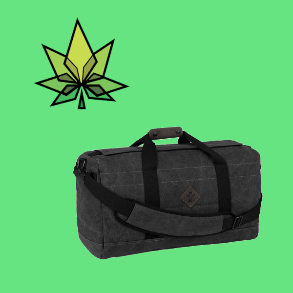 Photo du sac de voyage anti-odeur Revelry, l'accessoire parfait pour les fumeurs de joints